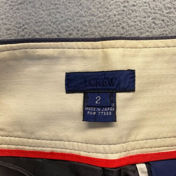 J.Crew Women's Charcoal Pants Size 2,Favorite Fit,100% Wool,Lined,Pockets,Zip - Picture 10 of 11